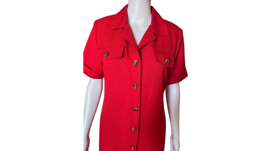 Westside Clothing Co Red 90s Dress - image 3