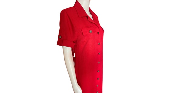 Westside Clothing Co Red 90s Dress - image 4