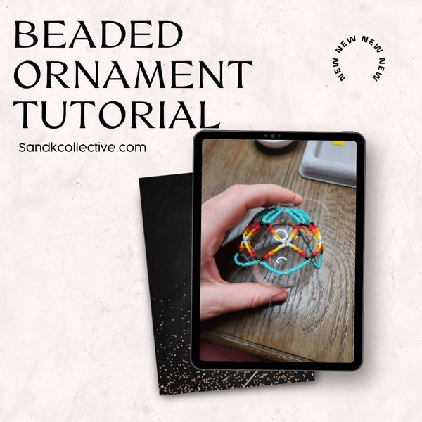 Beaded Ornament Pattern DIGITAL FILE ONLY indigenous beadwork pattern
