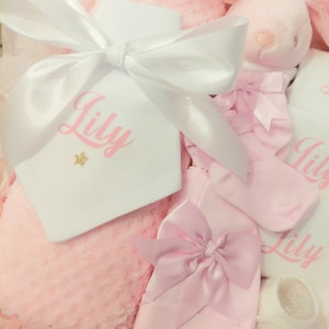 Newborn baby girl hamper