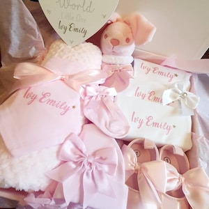 Personalised baby gift box