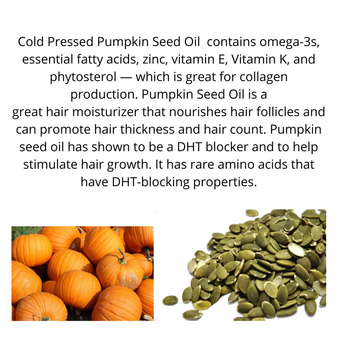 DHT Block Saw Palmetto Pumpkin Seed Hair Scalp Nourishing Oil Etsy