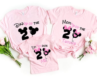 I am twodles shirt, toddler birthday shirt 2 for girl, Toddler Birthday Party Shirt, family 2 year old shirt, mommy and me birthday shirts,