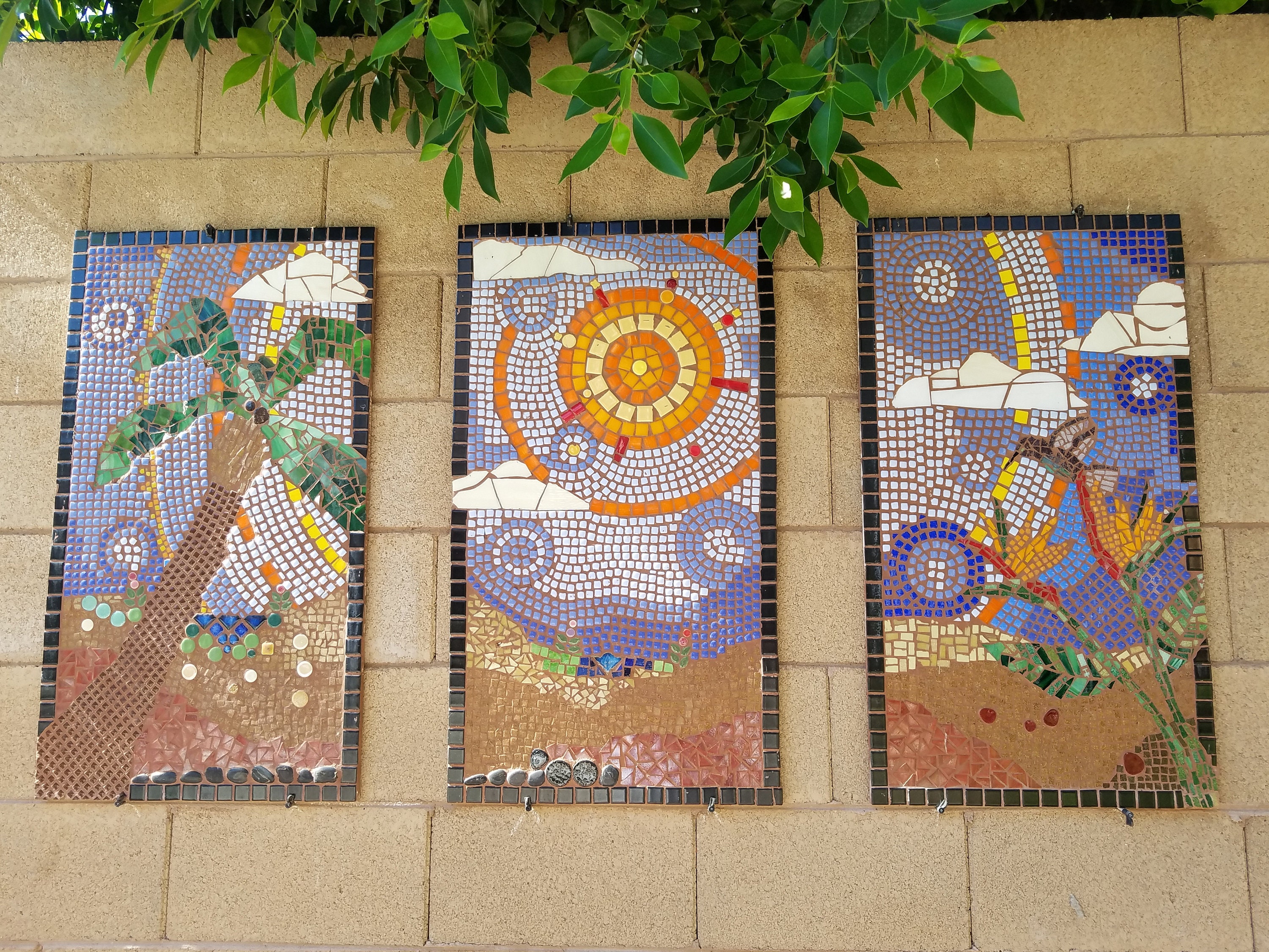 Mosaic Mural Etsy