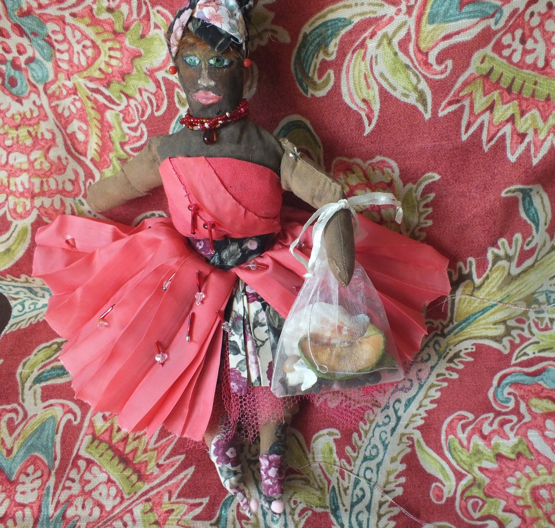 Erzulie Freda Voodoo Doll Loa of Love Goddess OOAK Handmade | Etsy