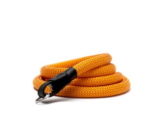 Handmade camera rope with BioThane ends – Robust, waterproof, durable | Nylon & polypropylene | Perfect gift for photographers