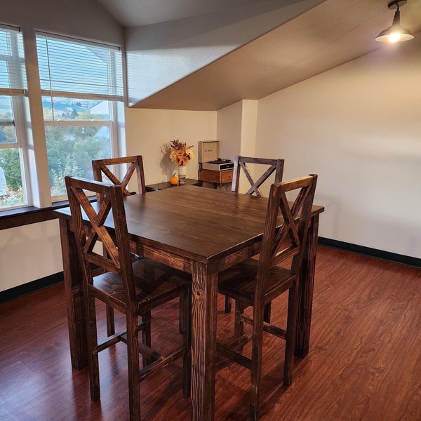 Bar Height Table Etsy