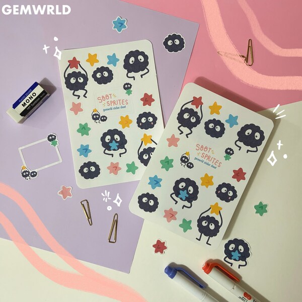 Studio Ghibli Soot Sprites stickers
