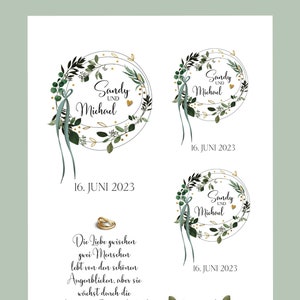 Hochzeit   Kerzentattoos Kerzensticker Tattoofolie Wasserschiebefolie DIN A 4