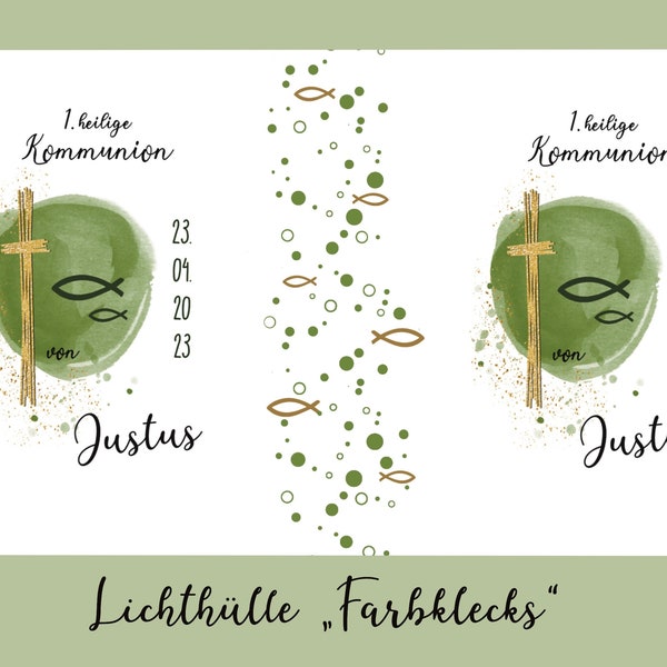 Lichthülle „Farbklecks “