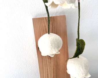 Filzblüte Maiglöckchen Dekoration Filz