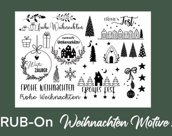 RUB-On Sticker „Weihnachten“ A5