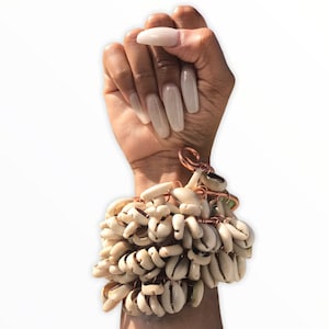 Yemaya Energy Cowry Shell Bangle Bracelet