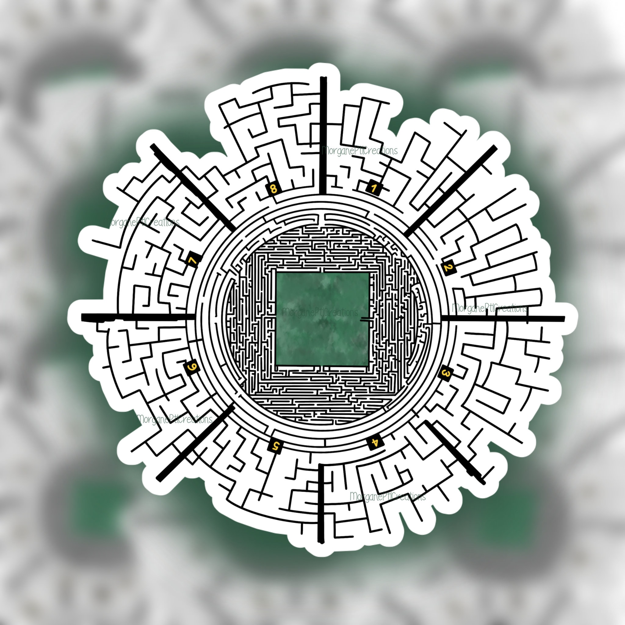 The Maze Runner Map Stickers The Labyrinth The Maze Runner | Etsy Canada