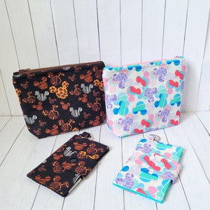 Cartera pequeña, bolsa con cremallera, cartera inspirada en el parque temático, titular de la tarjeta de crédito, cartera de bolsillo, bolsa de maquillaje, bolsa y cartera de Animal Kingdom