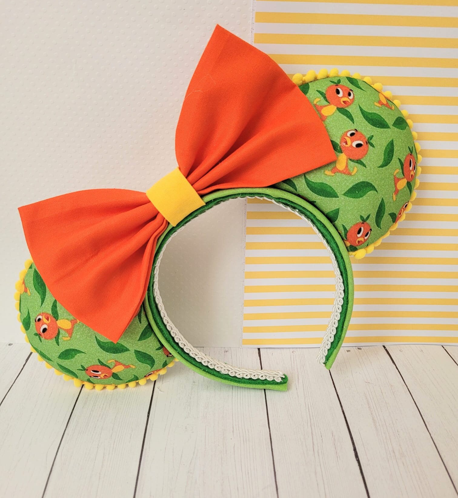 Orange Bird Ears Disney Ears Minnie Mouse Ears Handmade Etsy