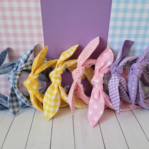 Pastel colored Knotted Headband, Spring Headbands, Easter Headbands, Top Knot Headband, Knotted Headband
