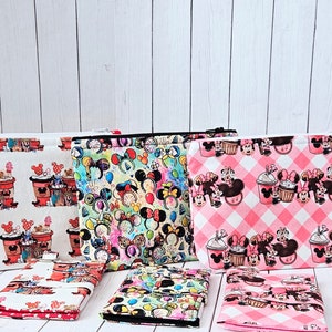 Cartera pequeña, bolsa con cremallera, bolsa y billetera inspiradas en el ratón, titular de la tarjeta de crédito, billetera de bolsillo, bolsa de maquillaje, bolsa y billetera