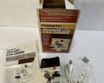 Presto AboveAll Under Cabinet Automatic Can Opener  Please Read