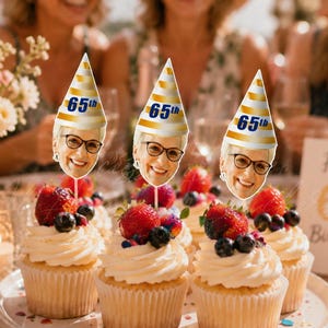 Decorazione divertente per cupcake, decorazione per il compleanno dei nonni, decorazione personalizzata per cupcake, decorazione per il compleanno della nonna, regalo per il 70° compleanno del nonno