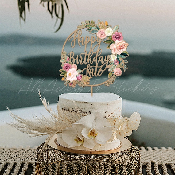 WJUAN 24mm Decoration Gateau, 40 Pièces Deco Gateau Anniversaire, Décorations de Gâteaux en Résine, Couleurs Aléatoires, Fleurs en Résine, pour Bricolage, Gâteaux, L'artisanat
