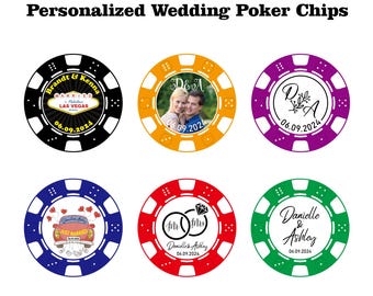 Jetons de poker personnalisés avec photo/image/texte, Jetons de poker portrait de mariage, Set de poker de marque, Cadeaux pour joueurs de poker, Souvenir de Noël