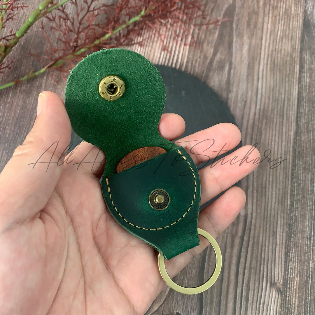 Personalized Engrave Leather Guitar Case With Pick Wooden Etsy