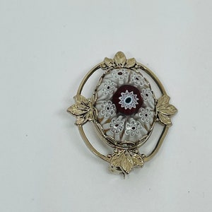 Le Murrine Veneziane Millefiori Brooch Pin, Italian Brooch, Millefiori Jewellery, Millefiori Accessory Brooch Pin