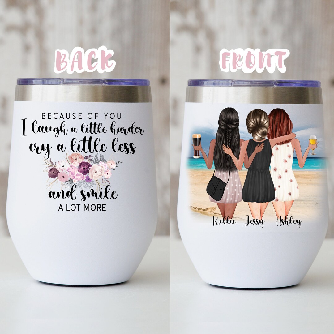 Wine A Little Laugh A lot Wine Tumbler – Lea's Creative Designs