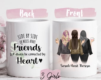 3 Islamic Girls Muslim Women design Three best friends Girls with hijab Hijab Girls  Muslim Friends Islamic women Hijab Art Hijab ladies