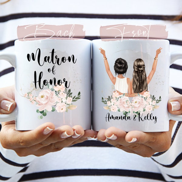 Matron of Honor mug | Personalized Matron of Honor cup | Matron of Honor Cup | Bride | Matron of Honor | Custom Matron of Honor Gift