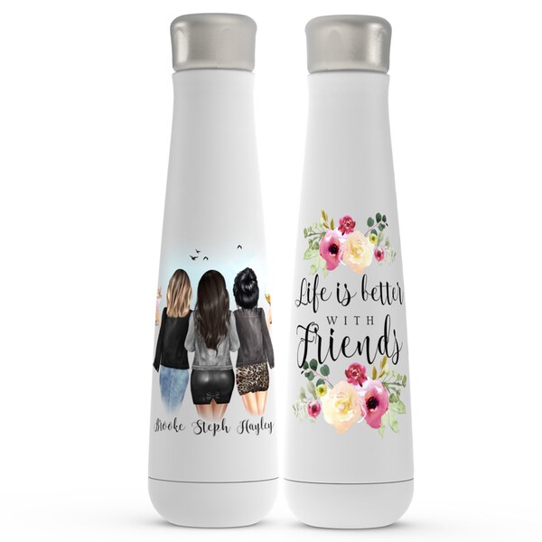 Personalized Friends Crystal Heart - Up to 4 Besties - Gift Idea For Best Friends - Best Friends Forever