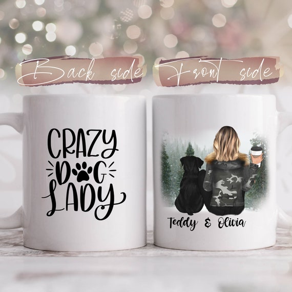 Dog Mom Mug, A Girl and Her Dog Mug