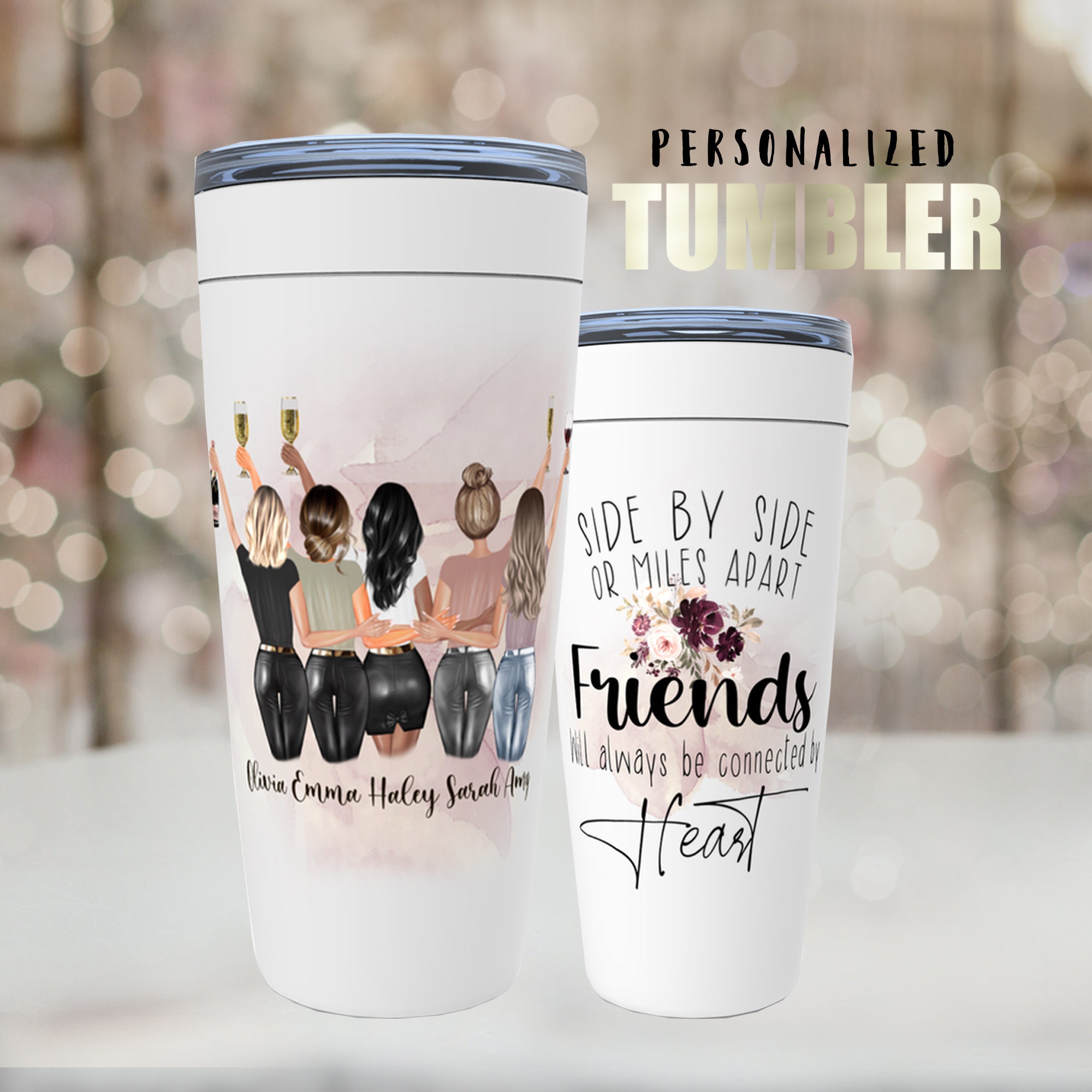 Custom Best Friend Tumbler Cup Personalized Best Friend 