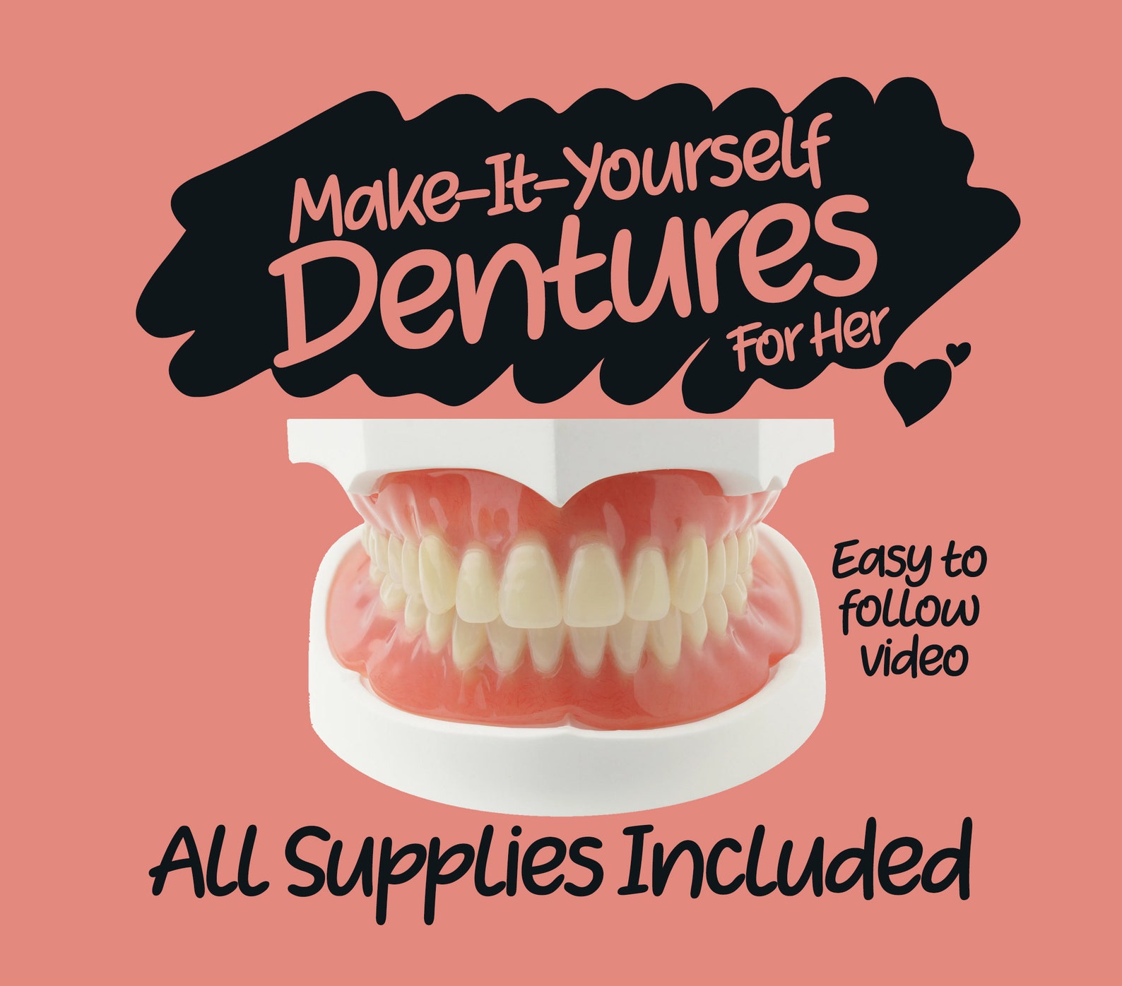 DIY Denture Kit For Her Includes all supplies to create image 0.