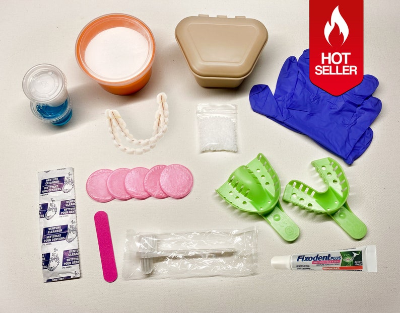 Make my own denture Home Denture Kit Tooth Repair Kit DIY Etsy