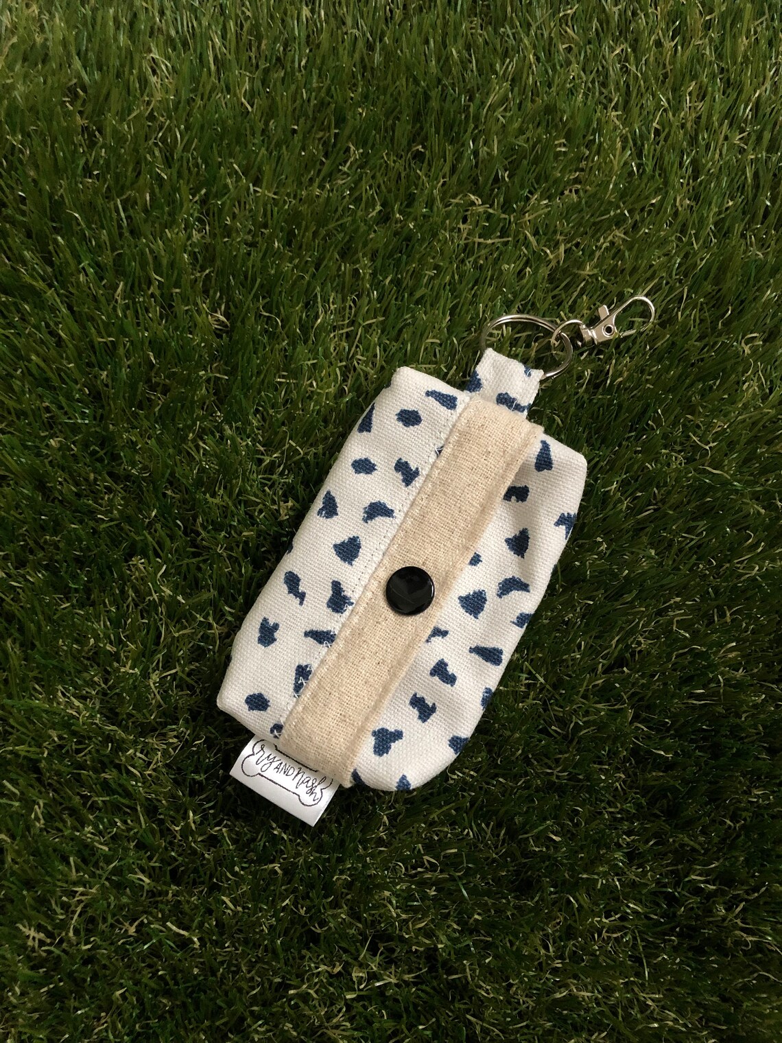 Blue Spots Poop Bag Holder Dog Bag Holder Handmade Dog Bag Etsy