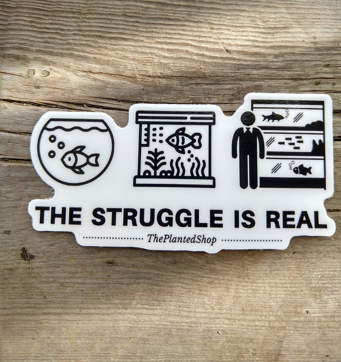 4 Fish Tank Decal Stickers Aquarium gifts Laptop Hobby Vinyl Etsy