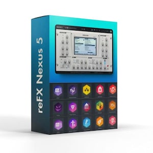 reFX Nexus 5 Vollversion + Werksinhalte, lebenslange Lizenz, sofortiger Download, professionelles VST-Synth-Plugin für Musikproduktion, Windows & Mac