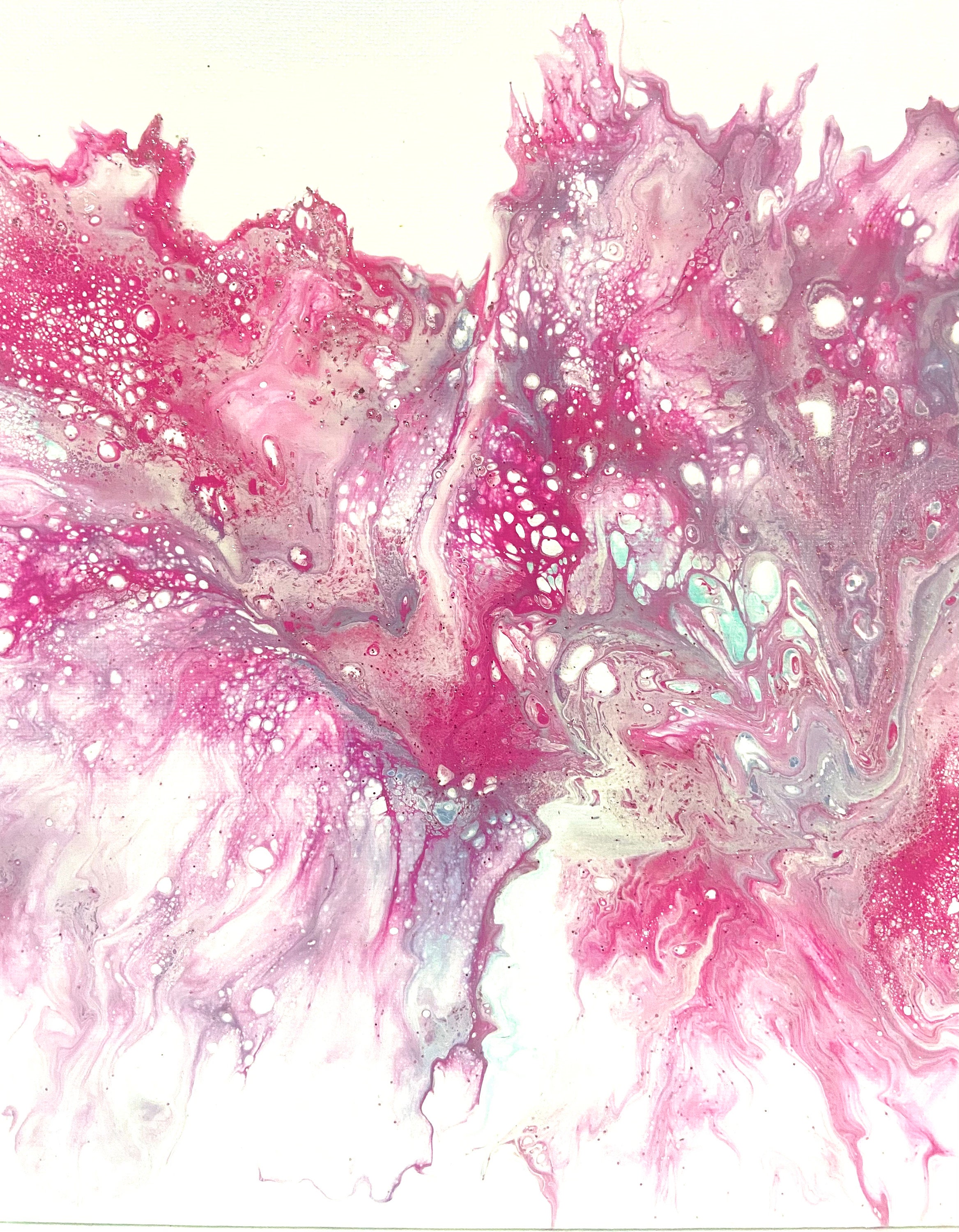 Acrylic Dutch Pour Painting 11x14 Art & Collectibles Acrylic Painting