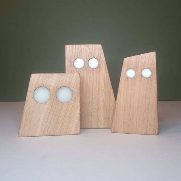 The Watchers | Glow in dark eyes |  3 Trapezium  figures