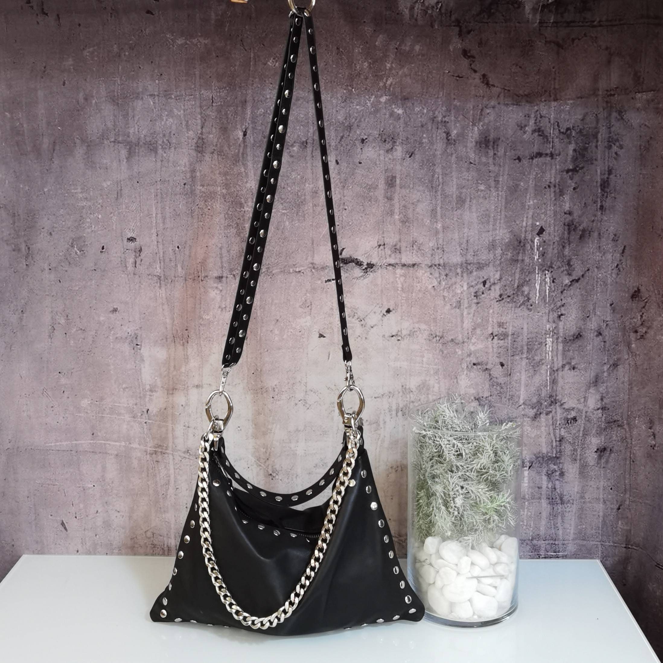 Sophisticated Leather Bag for Women, Elegant Purse Premium