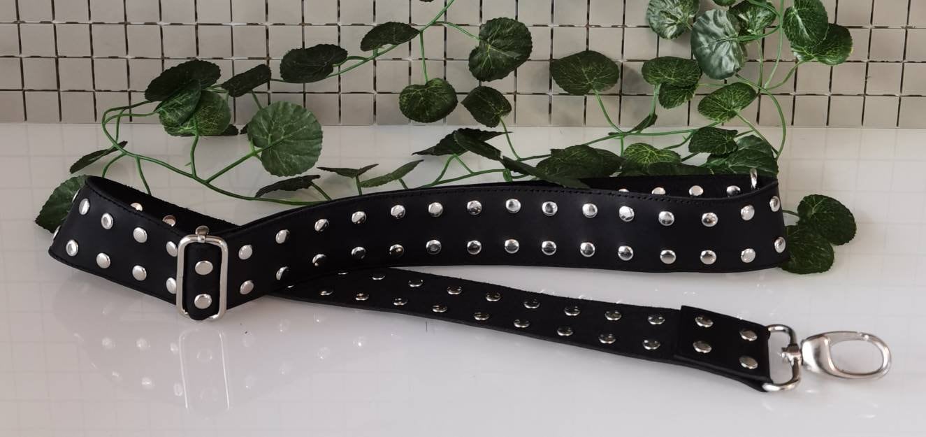 Black Shoulder Strap Replacement Strap Leather Shoulder Etsy UK