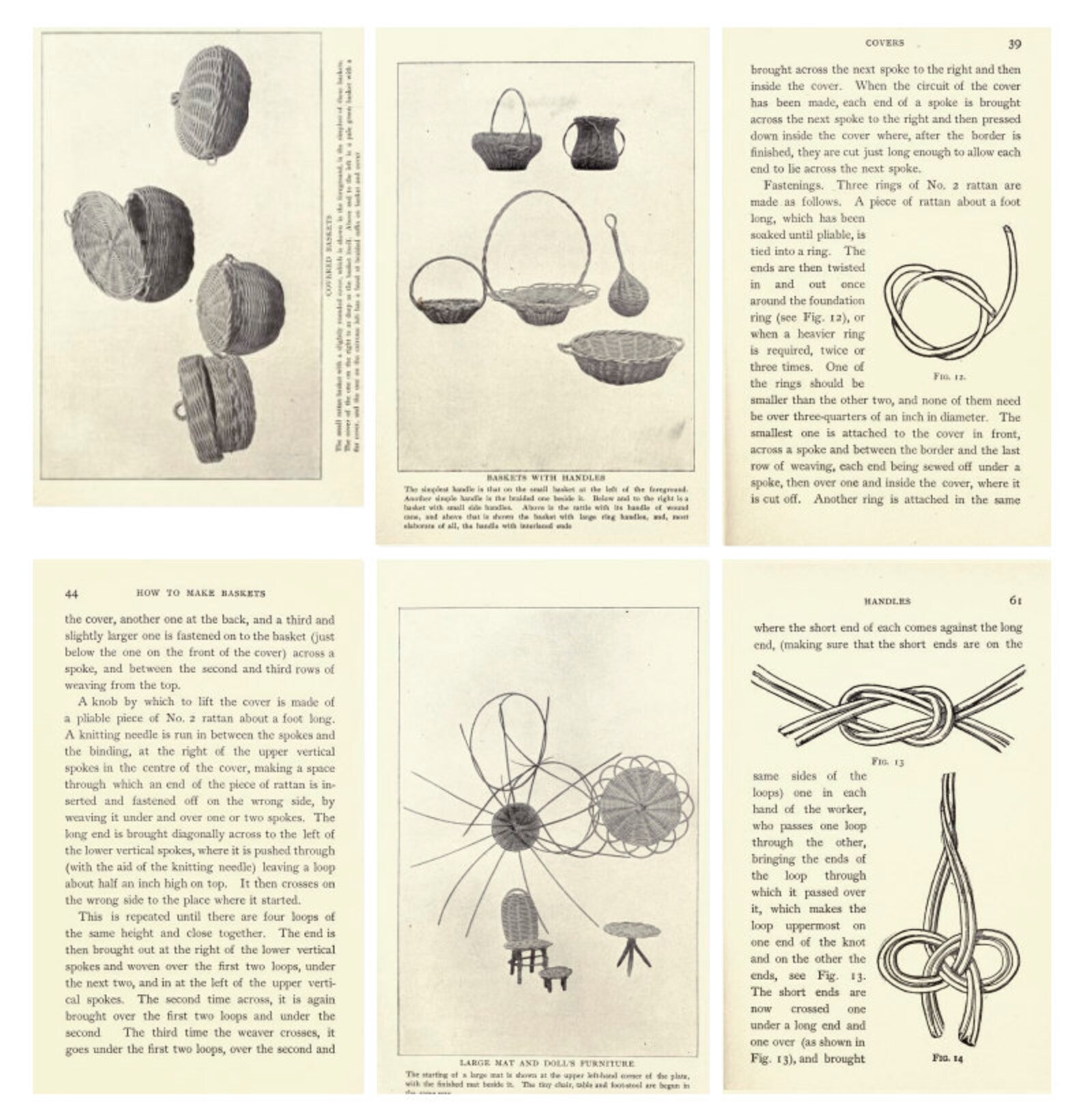 How to Make Baskets Weaving Basket Tutorial Tapestry Etsy