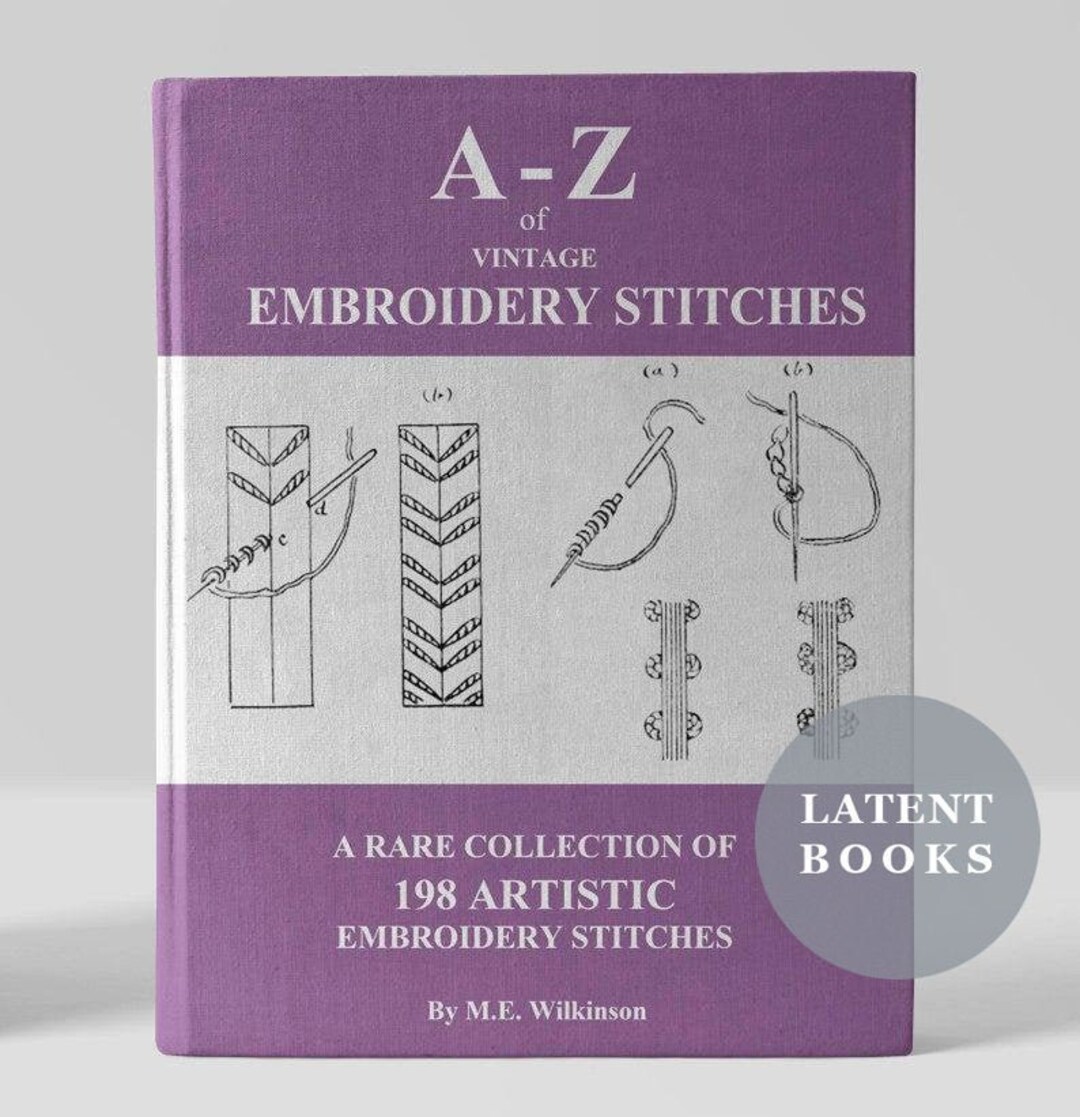 Hand Embroidery Book Beginnerembroidery Ebook Free Shipping Etsy