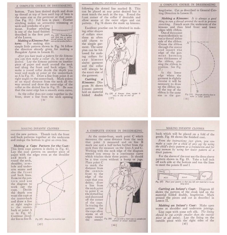 how-to-make-kids-clothes-fashion-baby-pattern-book-baby-etsy