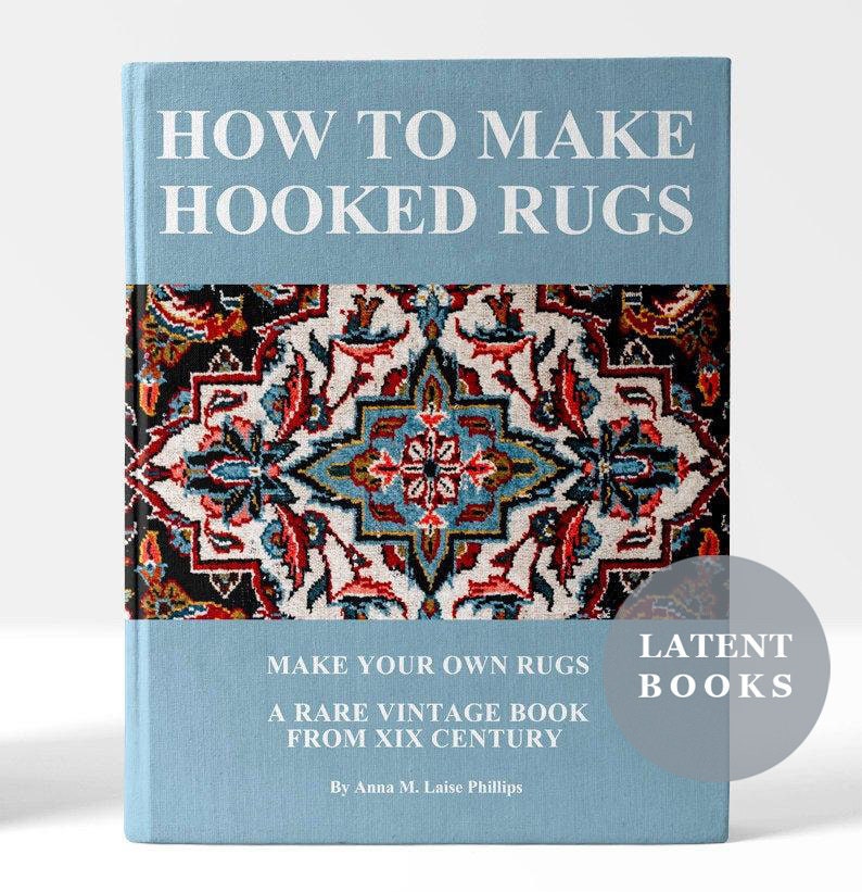 How to Make HOOKED RUGS Memphis Mall - Lo Patterns Rug -Tapestry Weave Hooked Year-end gift