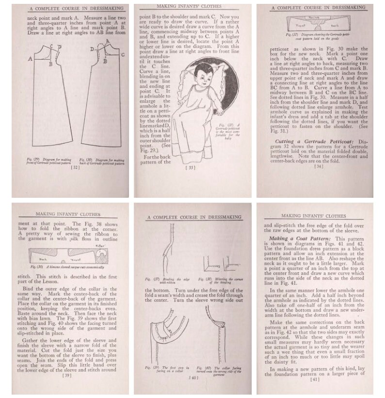 how-to-make-kids-clothes-fashion-baby-pattern-book-baby-etsy