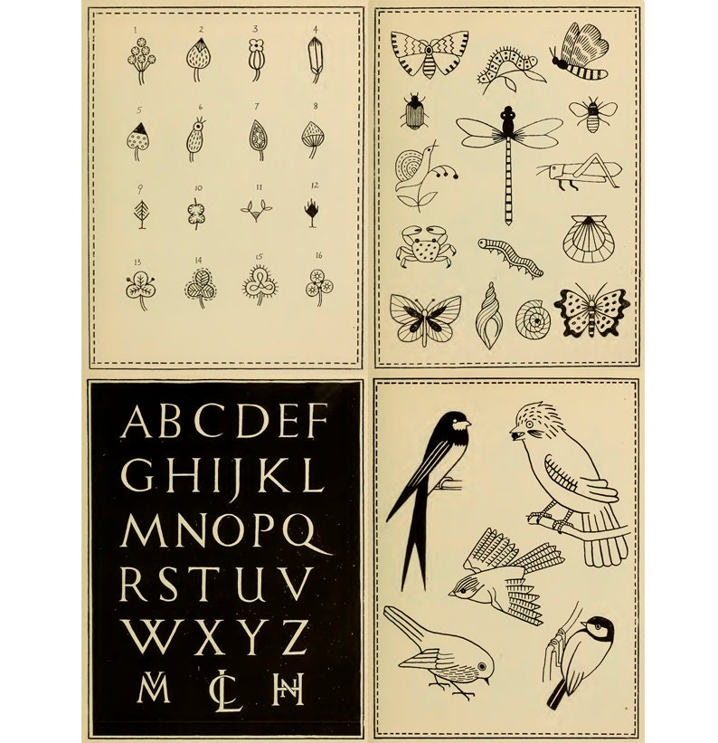 Hand Embroidery Pattern Book floral Vintage Embroidery Etsy Australia