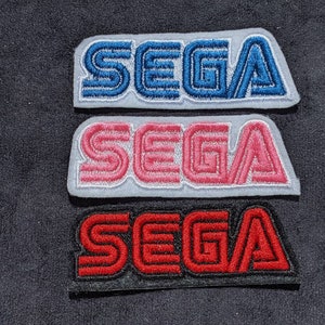 Inofficiell Sega Classic-logotyp 95 mm strykmärke bild 2